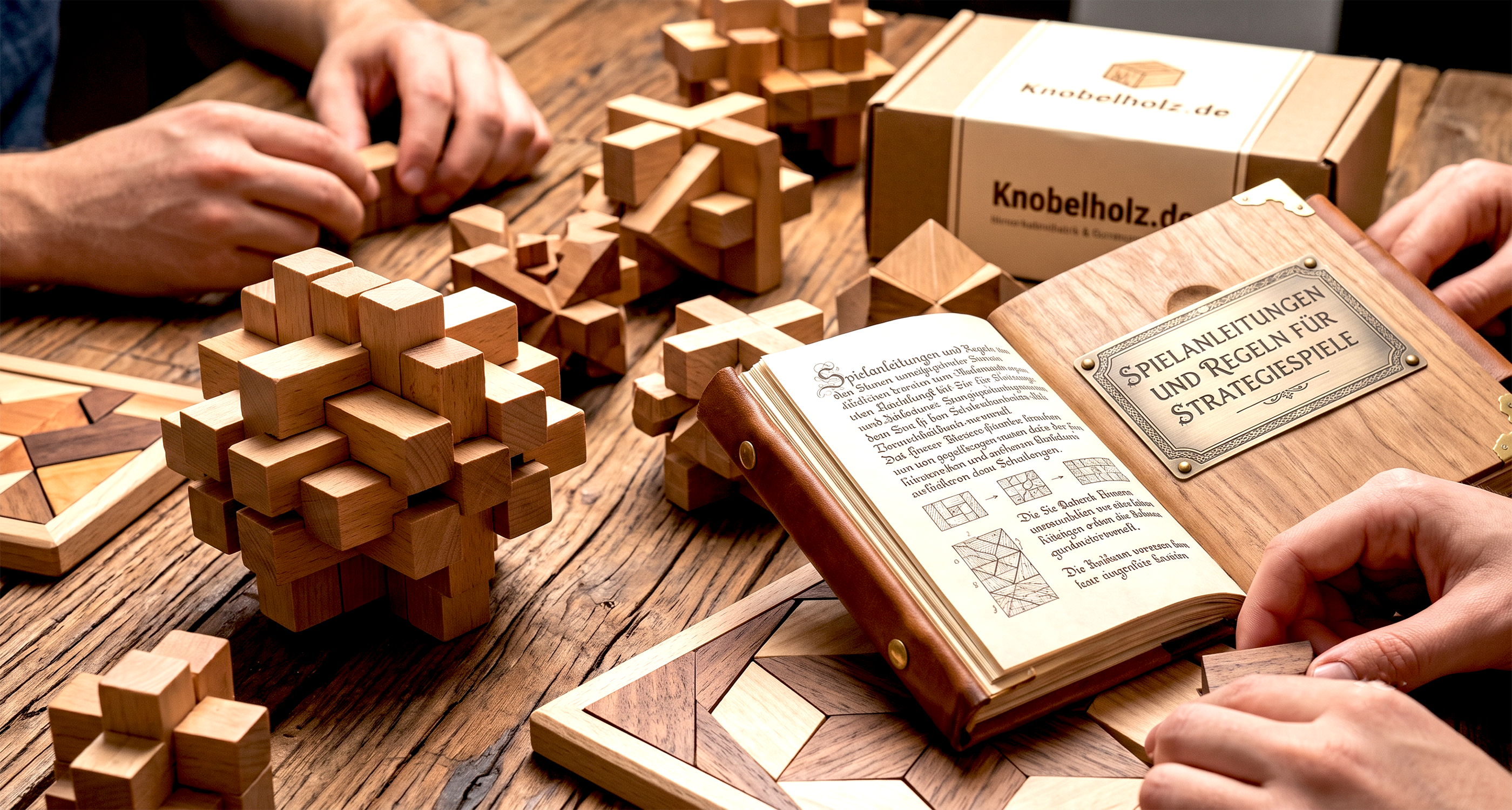 Knobelholz, jeux de société et puzzles artisanaux en bois de qualité supérieure