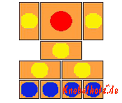 Khun Pan Sliding Game Start variant with 104 steps samena wooden puzzle
