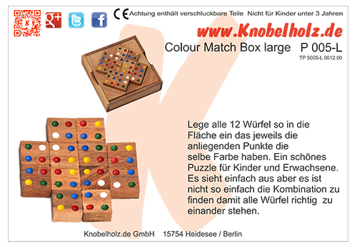 Boîte de correspondance de couleur de la solution 2 à imprimer ou à télécharger sur votre ordinateur