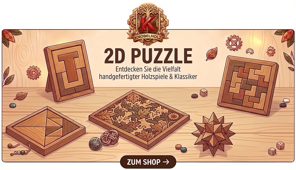 2D Holzpuzzle