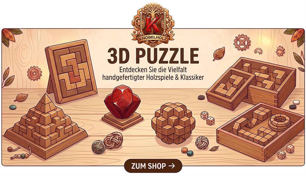 3D Holzpuzzle