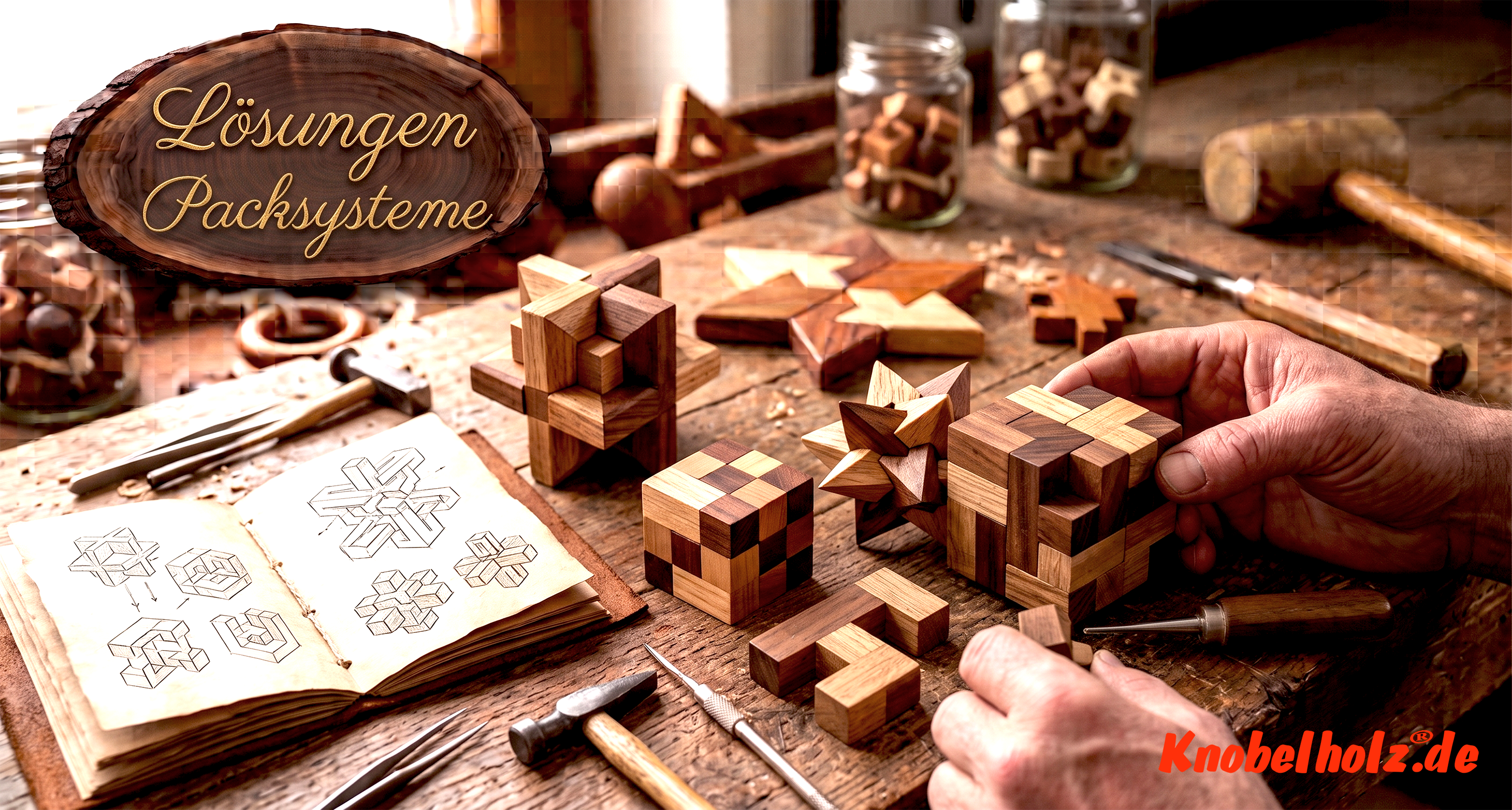 Knobelholz Lösungen für Pentomino Puzzle und Packsysteme