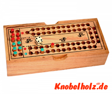 cavallo da corsa un gioco divertente per 2 giocatori nella dimensione di 20,4 x 8,4 x 3,7 cm, gioco di corse di cavalli samanea gioco di dadi di legno